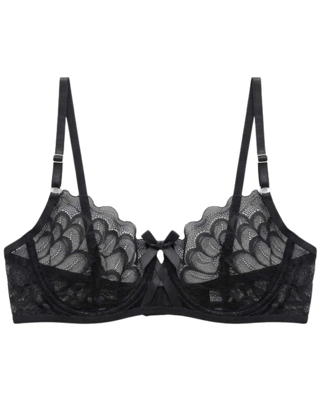 Non Padded Bra Set - Seravine - Black