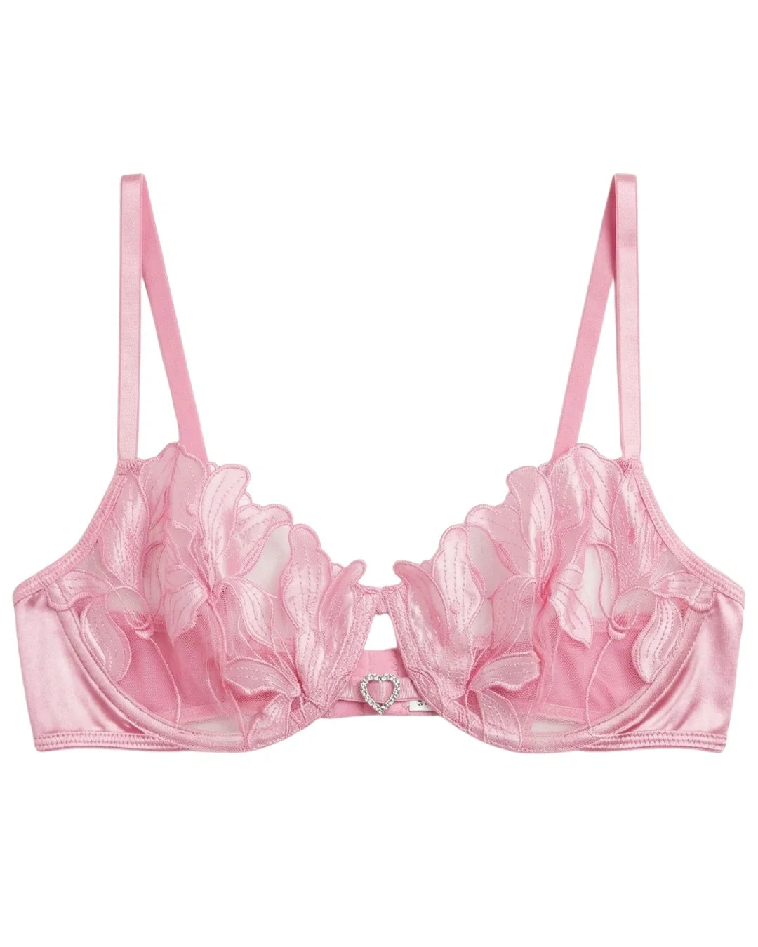 Non Padded Bra Set - Roselle Bloom - Pink