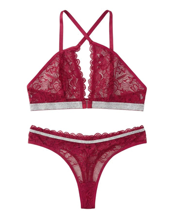 Non Padded Bra Set - Roslace